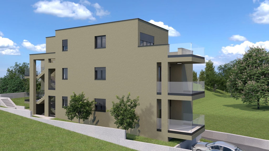 Zagreb, Fraterščica, novogradnja 4-sobni stan +2 VP+1 GPM, 124 m2 NKP