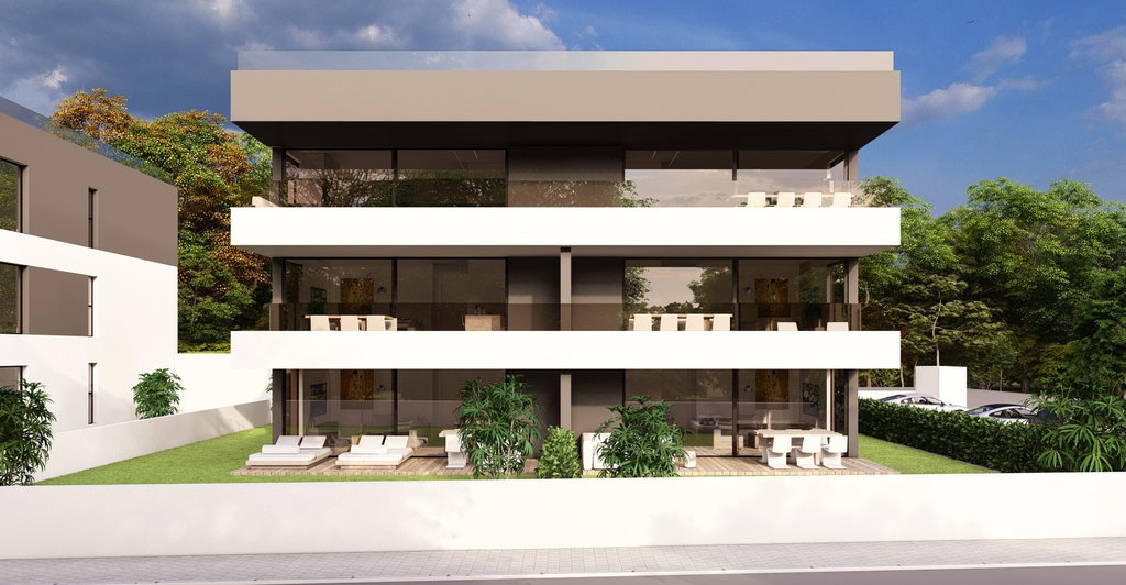 Istra, Poreč, moderni penthouse s krovnom terasom, 181,45 m2