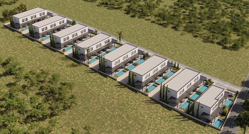 Pag, Mandre, luksuzna novogradnja blizu mora, stan S2, neto 82,60 m2