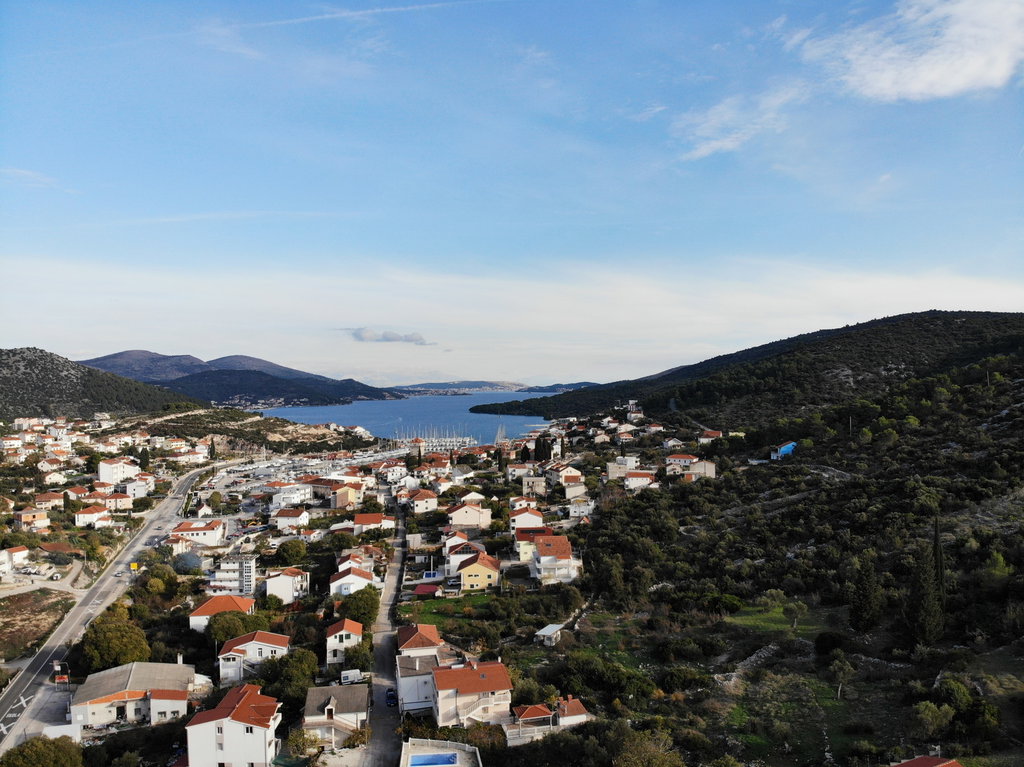 Marina, Trogir, prodaja građevinskog zemljišta 466m2