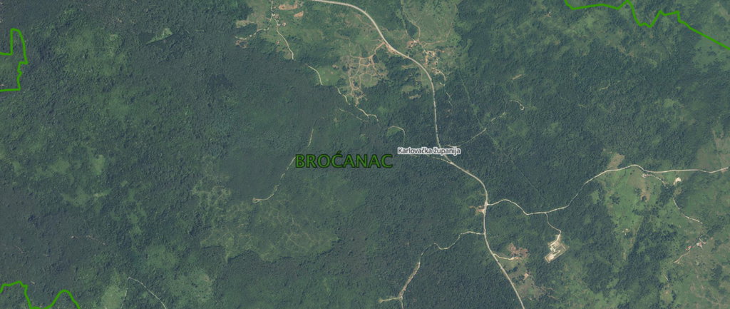 Slunj, Broćanac, zemljište 204.119m2 na prodaju