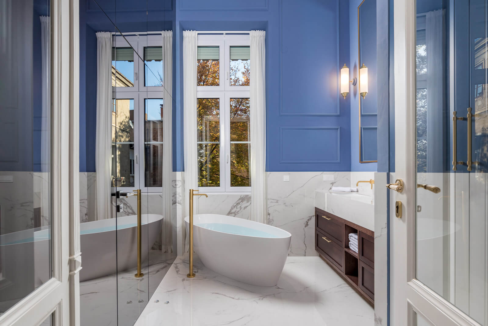 Luxury bathroom in luxury apartment for sale in Zagreb